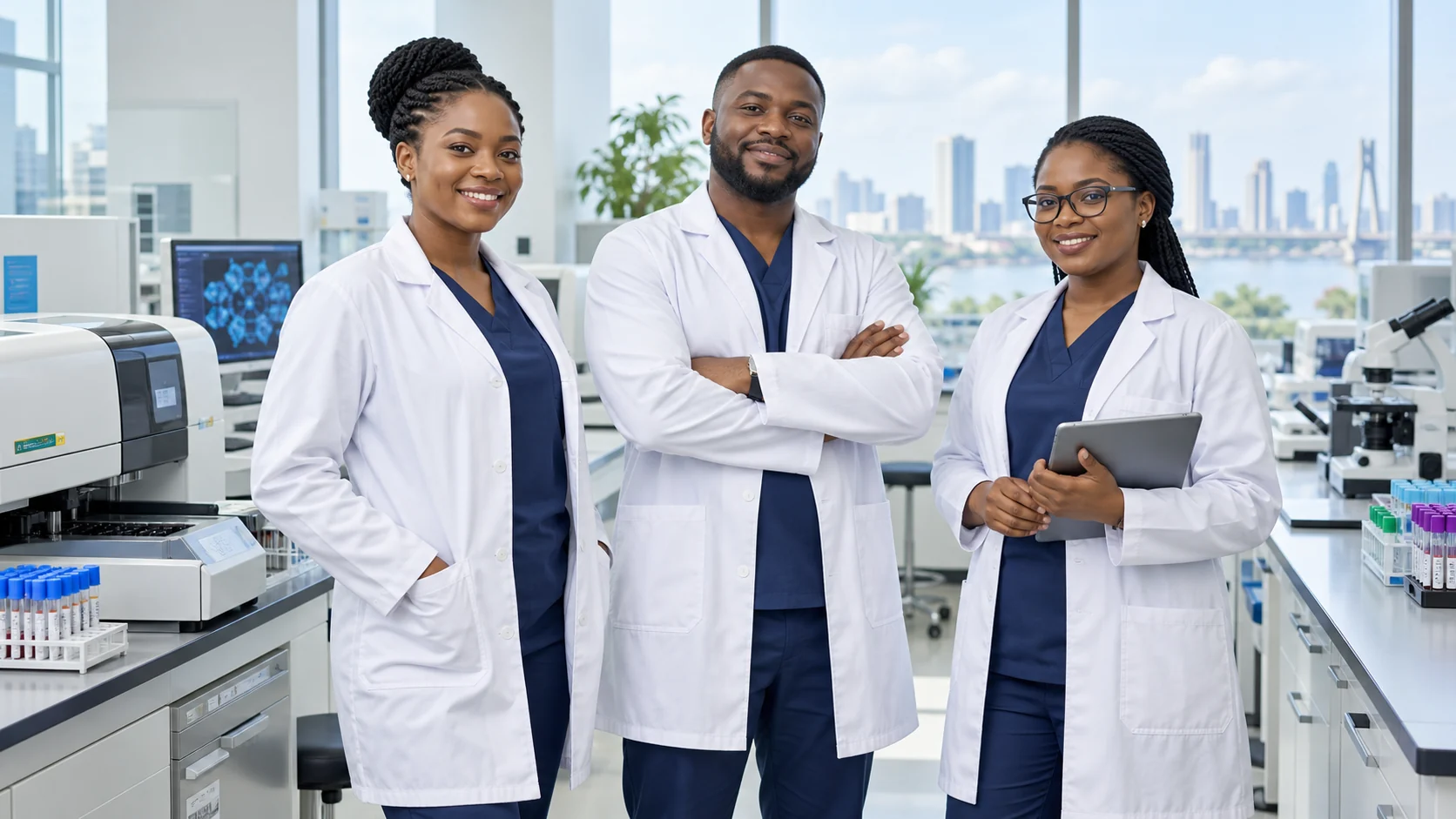 BIMADE diagnostic laboratory team